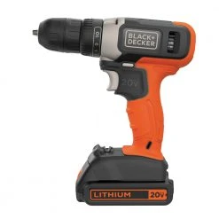 Black & Decker BCD702C1 20V MAX Brushed Lithium-Ion 3/8 In. Cordless Drill Driver Kit (1.5 Ah) -Black & Decker Sales Shop bdknbcd702c1 a