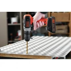 Black & Decker BCD702C1 20V MAX Brushed Lithium-Ion 3/8 In. Cordless Drill Driver Kit (1.5 Ah) -Black & Decker Sales Shop bdknbcd702c1 g
