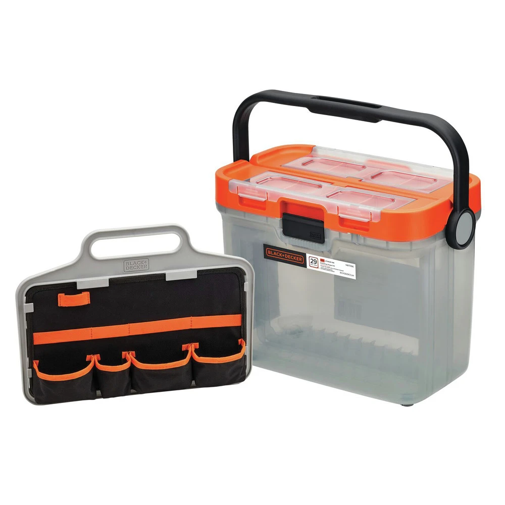 Black & Decker BCKSB29C1 20V MAX Lithium-Ion Cordless Drill With 28-Piece Home Project Kit In Translucent Tool Box (1.5 Ah) 9 Black & Decker BCKSB29C1 20V MAX Lithium-Ion Cordless Drill With 28-Piece Home Project Kit In Translucent Tool Box (1.5 Ah) - Image 7