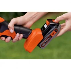 Black & Decker BCSS820C1 20V MAX Lithium-Ion 3/8 In. Cordless Shear Shrubber Kit (1.5 Ah) -Black & Decker Sales Shop bdknbcss820c1 e