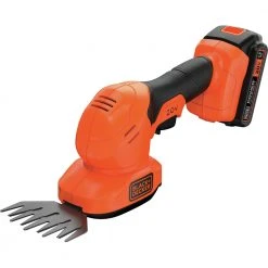 Black & Decker BCSS820C1 20V MAX Lithium-Ion 3/8 In. Cordless Shear Shrubber Kit (1.5 Ah) -Black & Decker Sales Shop bdknbcss820c1 k