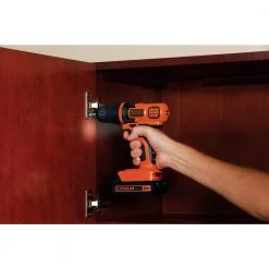 Black & Decker BD2KITCDDI 20V MAX 1.5 Ah Cordless Lithium-Ion Drill And Impact Driver Combo Kit -Black & Decker Sales Shop bdknbd2kitcddi h