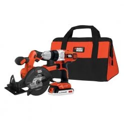 Black & Decker BDCD220CS 20V MAX Cordless Lithium-Ion 3/8 In. Drill Driver & Circular Saw Kit