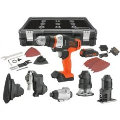 Black & Decker Sales Shop 23 Black & Decker BDCDMT1206KITC 20V MAX MATRIX Lithium-Ion Cordless 6-Tool Combo Kit With Storage Case