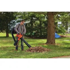 Black & Decker BEBL7000 VACPACK 120V/240V 12 Amp Corded 3-in-1 Leaf Blower/Vacuum/Mulcher -Black & Decker Sales Shop bdknbebl7000 h