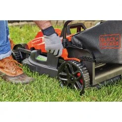 Black & Decker BEMW472BH 120V 10 Amp Brushed 15 In. Corded Lawn Mower With Comfort Grip Handle -Black & Decker Sales Shop bdknbemw472bh f