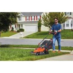 Black & Decker BEMW482BH 120V 12 Amp Brushed 17 In. Corded Lawn Mower With Comfort Grip Handle -Black & Decker Sales Shop bdknbemw482bh e