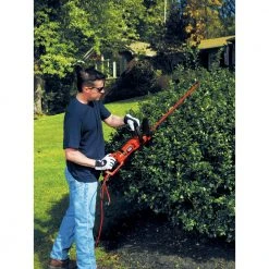Black & Decker HH2455 120V 3.3 Amp Brushed 24 In. Corded Hedge Trimmer With Rotating Handle -Black & Decker Sales Shop bdknhh2455 t