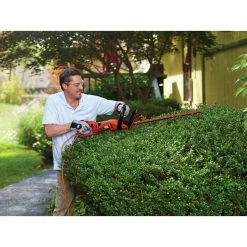 Black & Decker HH2455 120V 3.3 Amp Brushed 24 In. Corded Hedge Trimmer With Rotating Handle -Black & Decker Sales Shop bdknhh2455 u