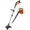 Black & Decker LCC140 40V MAX Lithium-Ion Cordless String Trimmer And Sweeper Kit (2 Ah) -Black & Decker Sales Shop bdknlcc140