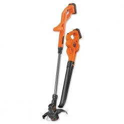 Black & Decker LCC222 20V MAX Lithium-Ion Cordless String Trimmer And Sweeper Combo Kit With (2) Batteries (1.5 Ah)