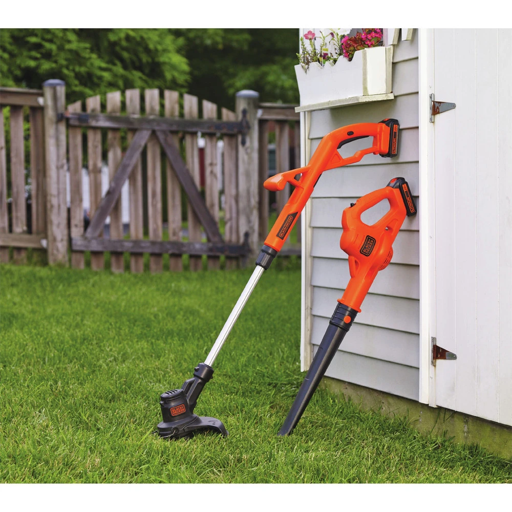 Black & Decker LCC222 20V MAX Lithium-Ion Cordless String Trimmer And Sweeper Combo Kit With (2) Batteries (1.5 Ah) 4 Black & Decker LCC222 20V MAX Lithium-Ion Cordless String Trimmer And Sweeper Combo Kit With (2) Batteries (1.5 Ah) - Image 2