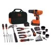 Black & Decker LDX120PK 20V MAX Lithium-Ion 3/8 In. Cordless Drill Driver Kit With 68-Piece Project Set (3 Ah) -Black & Decker Sales Shop bdknldx120pk