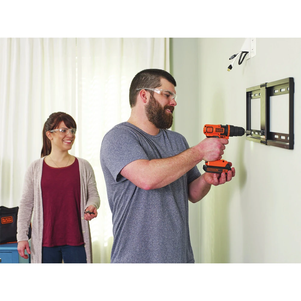 Black & Decker LDX120PK 20V MAX Lithium-Ion 3/8 In. Cordless Drill Driver Kit With 68-Piece Project Set (3 Ah) 12 Black & Decker LDX120PK 20V MAX Lithium-Ion 3/8 In. Cordless Drill Driver Kit With 68-Piece Project Set (3 Ah) - Image 10