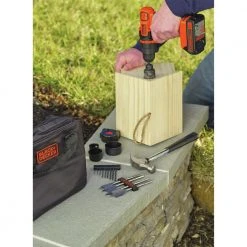 Black & Decker LDX120PK 20V MAX Lithium-Ion 3/8 In. Cordless Drill Driver Kit With 68-Piece Project Set (3 Ah) 29 Black & Decker LDX120PK 20V MAX Lithium-Ion 3/8 In. Cordless Drill Driver Kit With 68-Piece Project Set (3 Ah) -Black & Decker Sales Shop bdknldx120pk k