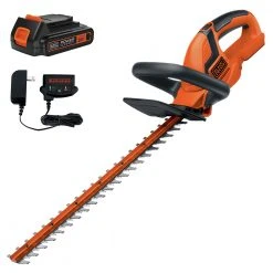Black & Decker LHT2220 20V MAX Lithium-Ion Dual Action 22 In. Cordless Electric Hedge Trimmer Kit (1.5 Ah) -Black & Decker Sales Shop bdknlht2220 k