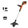 Black & Decker LST140C 40V MAX Lithium-Ion Cordless String Trimmer Kit (1.5 Ah) 1 Black & Decker LST140C 40V MAX Lithium-Ion Cordless String Trimmer Kit (1.5 Ah) -Black & Decker Sales Shop bdknlst140c d