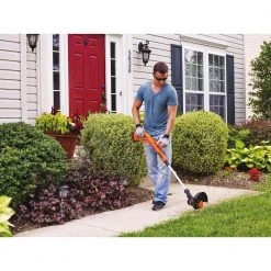 Black & Decker LST201 20V MAX Lithium-Ion 10 In. Cordless String Trimmer/Edger Kit (1.5 Ah) -Black & Decker Sales Shop bdknlst201 b
