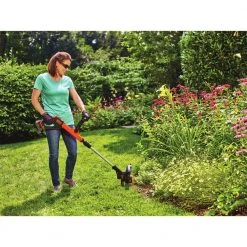 Black & Decker LSTE523 20V MAX Cordless Lithium-Ion EASYFEED 2-Speed 12 In. String Trimmer/Edger Kit -Black & Decker Sales Shop bdknlste523 c