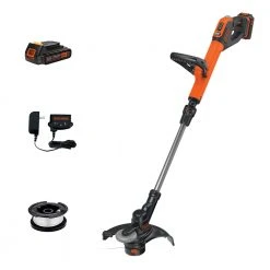 Black & Decker LSTE525 20V MAX 1.5 Ah Cordless Lithium-Ion EASYFEED 2-Speed 12 In. String Trimmer/Edger Kit