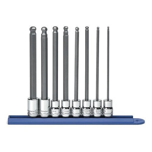 GearWrench 80573 8-Piece 3/8 In. Drive Metric Long Ball Hex Bit Socket Set 3 GearWrench 80573 8-Piece 3/8 In. Drive Metric Long Ball Hex Bit Socket Set