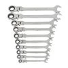 GearWrench 85893 10-Piece SAE Flex-Head Ratcheting Combination Wrench -Black & Decker Sales Shop kdtn85893