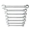 GearWrench 9417 7-Piece Standard Metric Combination Ratcheting Wrench Set