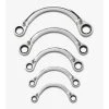 GearWrench 9850 5-Piece Metric Half Moon Reversible Ratcheting Wrench Set