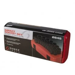 Sunex 2645 26-Piece 1/2 In. Drive Metric Impact Socket Set -Black & Decker Sales Shop snxn2645 c