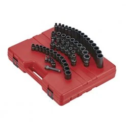 Sunex 3351 51-Piece 3/8 In. Drive 6-Point Metric Impact Socket Master Set