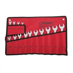 Sunex 9715 14-Piece Metric Raised Panel Combination Wrench Set -Black & Decker Sales Shop snxn9715 c