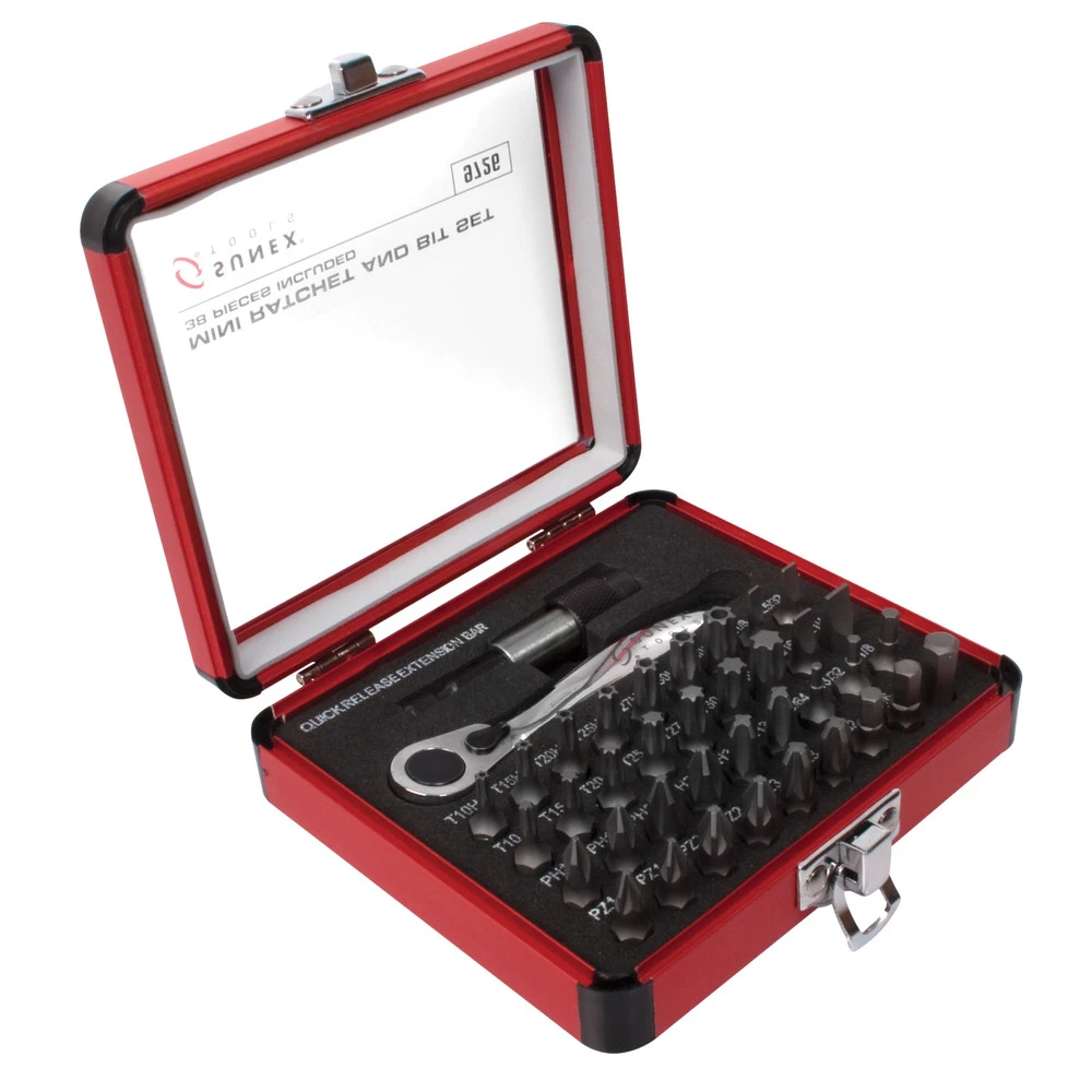 Sunex 9726 38-Piece Mini Ratchet And Bit Set 4 Sunex 9726 38-Piece Mini Ratchet And Bit Set - Image 2