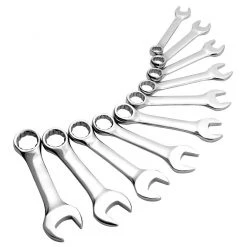 Sunex 9930M 10-Piece Metric Stubby Combination Wrench Set